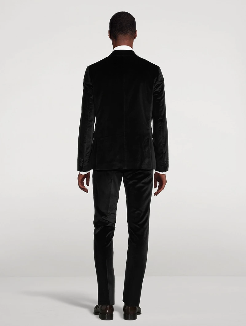 Velvet Two-Piece Tuxedo Suit