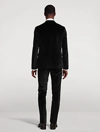 Velvet Two-Piece Tuxedo Suit