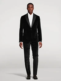 Velvet Two-Piece Tuxedo Suit