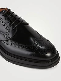 Leather Brogue Derby Shoes
