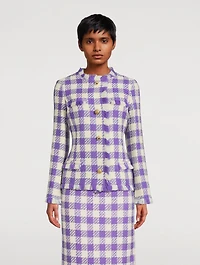 Twill Tweed Check Jacket