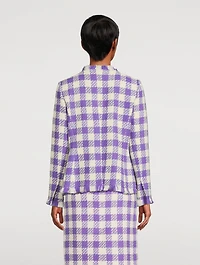 Twill Tweed Check Jacket