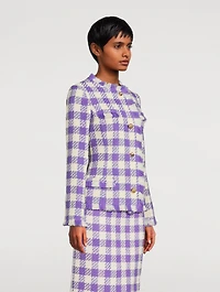Twill Tweed Check Jacket