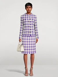 Twill Tweed Check Jacket