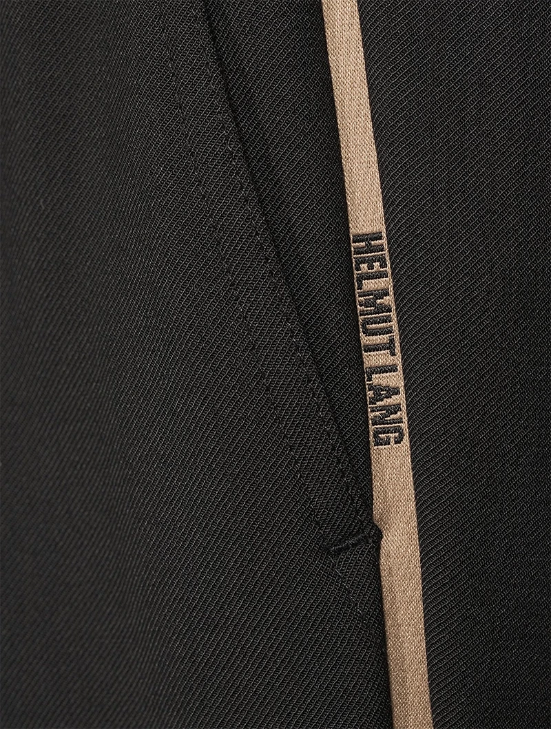Logo-Tape Wide-Leg Trousers