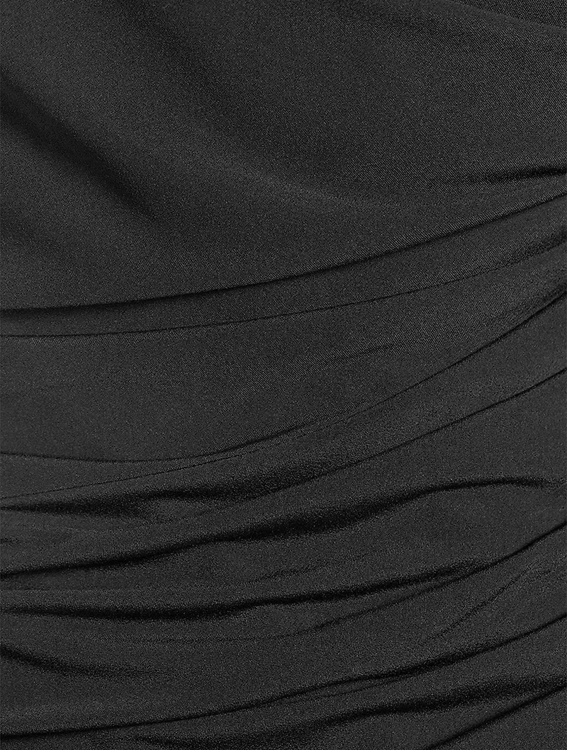 Twisted Asymmetric Maxi Dress