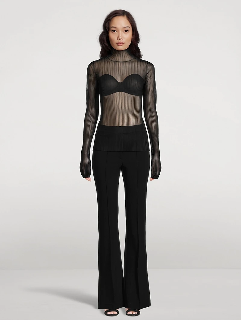 Sheer Turtleneck