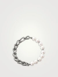 Asli Link Chain Pearl Bracelet