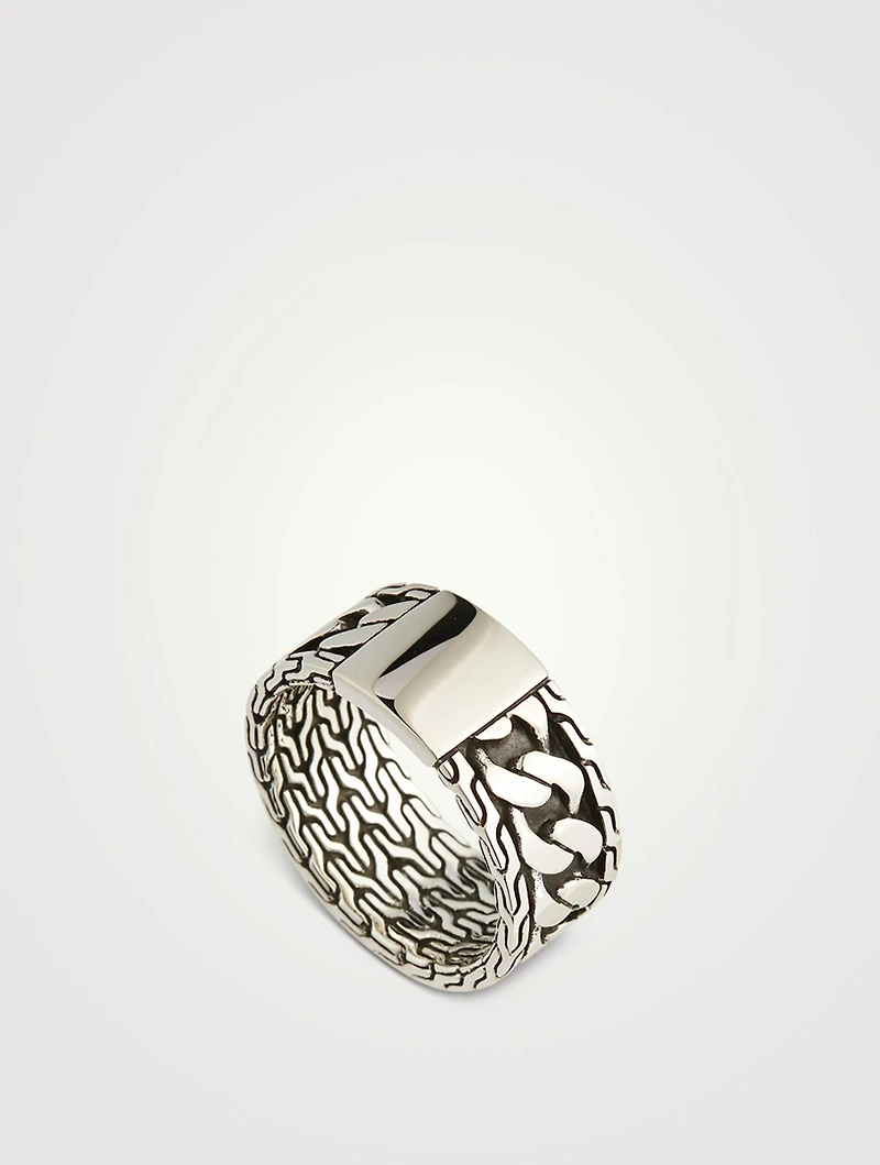 Curb Link Band Ring