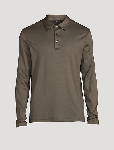 Long-Sleeve Polo