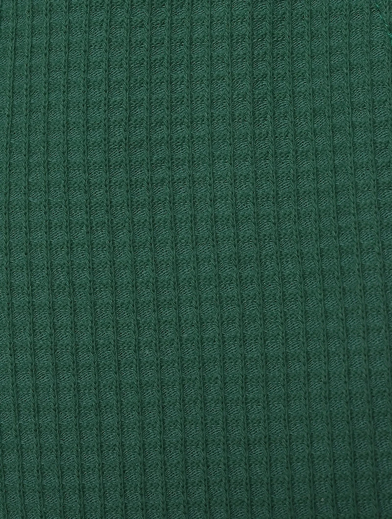 Textured Cotton Check Summer Shorts