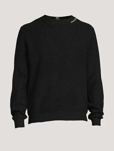 Wool-Blend Crewneck Sweater