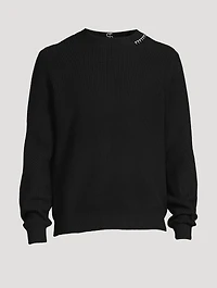 Wool-Blend Crewneck Sweater