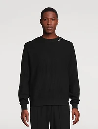 Wool-Blend Crewneck Sweater