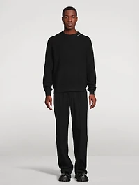 Wool-Blend Crewneck Sweater