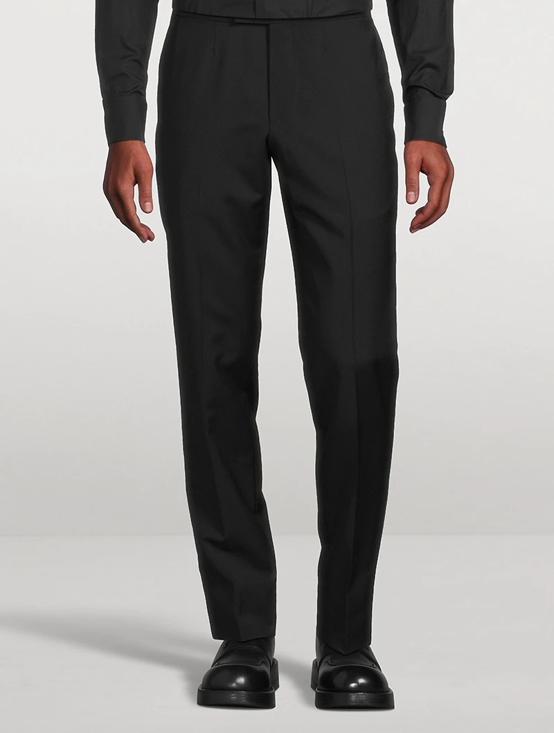 Wool And Mohair Pants