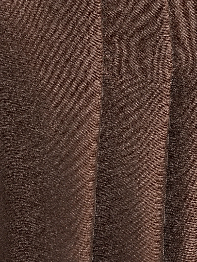 Silk Billow Midi Dress