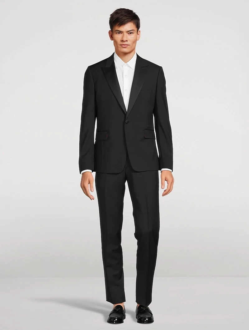 Wool And Mohair Tailored Evening Suit