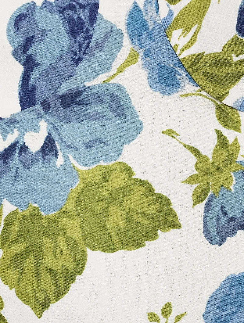 Nadira Midi Dress Floral Print