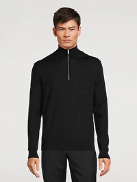 Wool Half-Zip Sweater