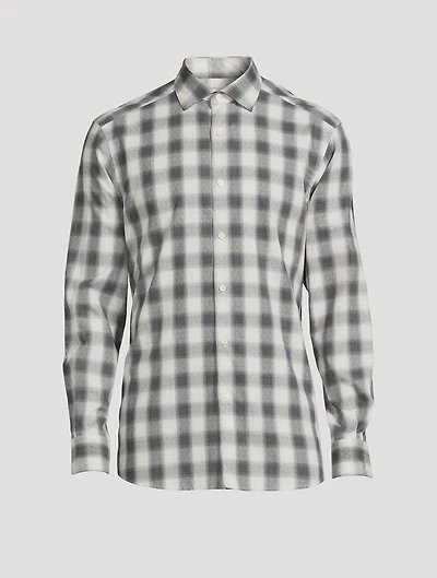 Cotton Shirt Check Print