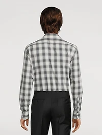 Cotton Shirt Check Print
