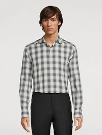 Cotton Shirt Check Print
