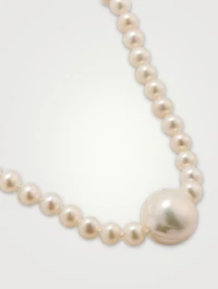 14K Gold Pearl Necklace