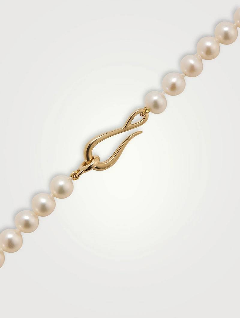 14K Gold Pearl Necklace