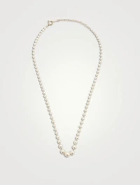 14K Gold Pearl Necklace