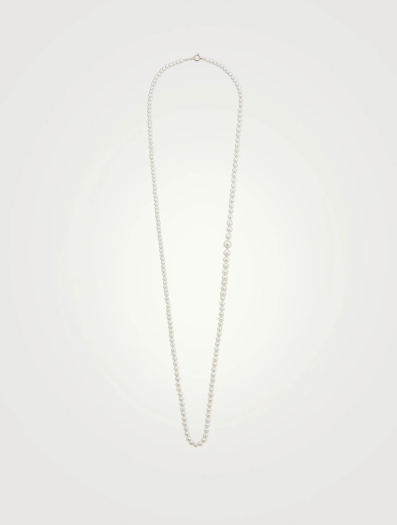 14K Gold Pearl Necklace