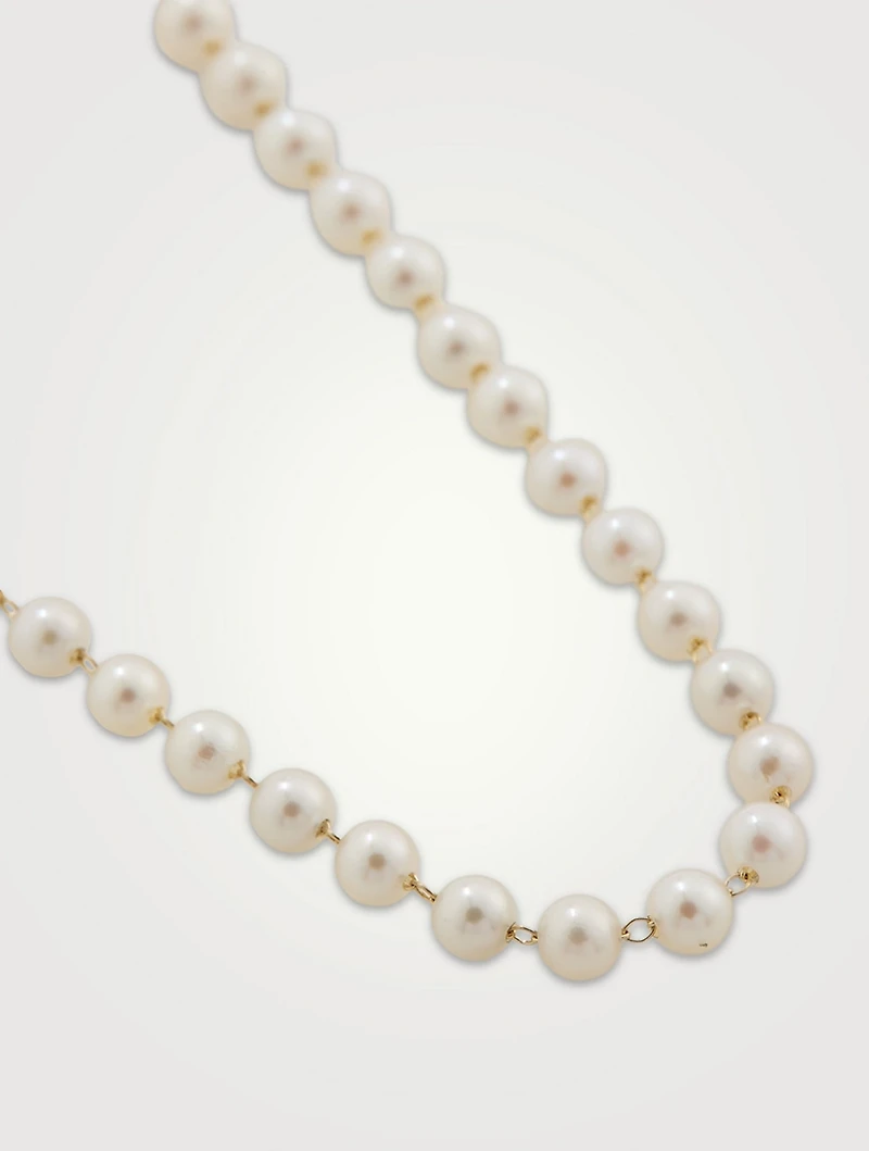 14K Gold Pearl Necklace