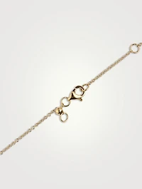 14K Gold By The Yard Necklace With Diamonds