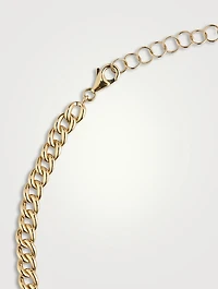 14K Gold Miami Cuban Link Necklace With Diamonds