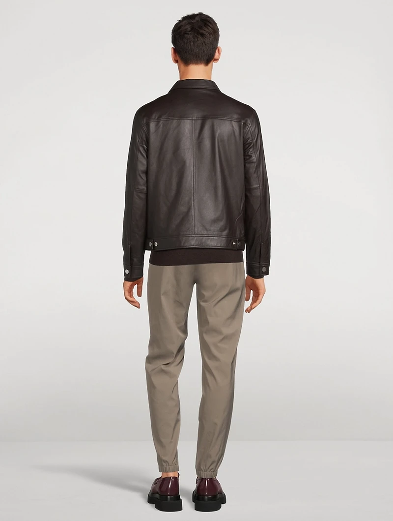 Leather Zip Jacket