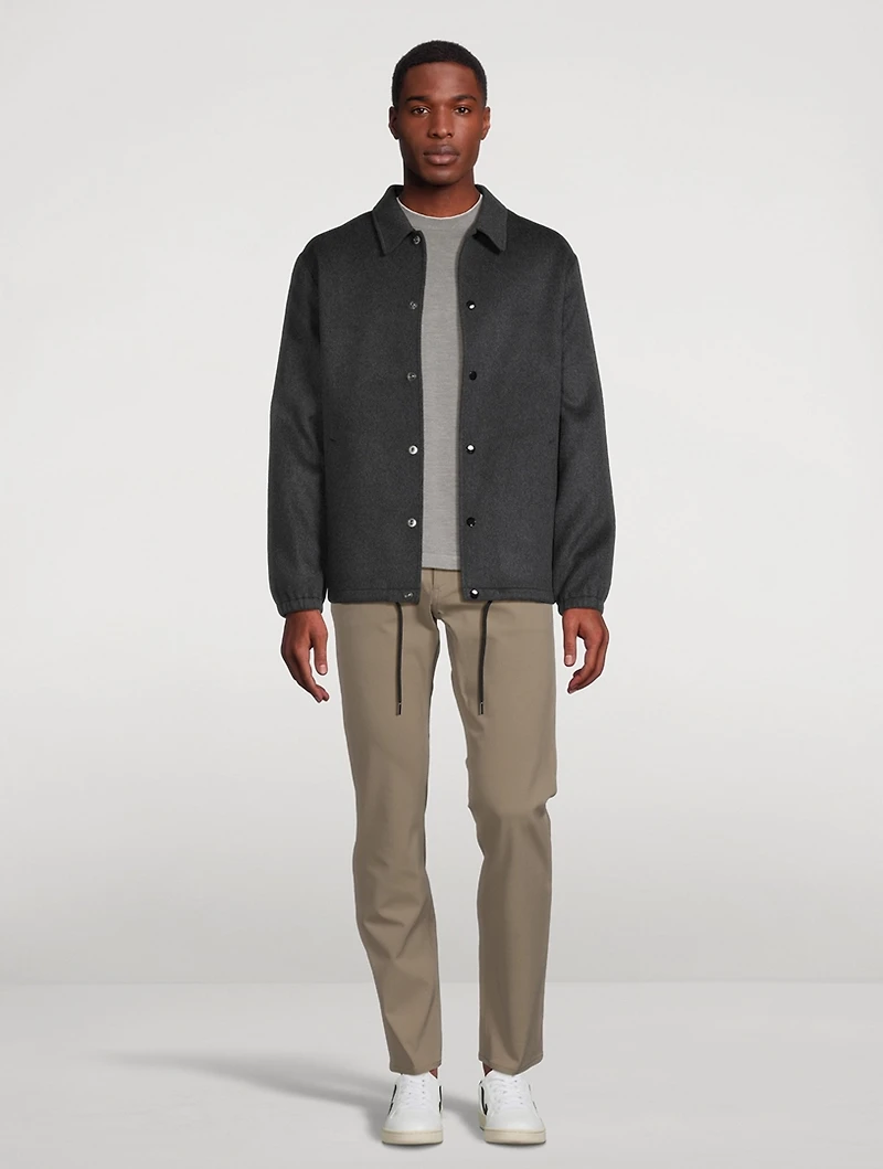 Wool And Cashmere Coach Jacket