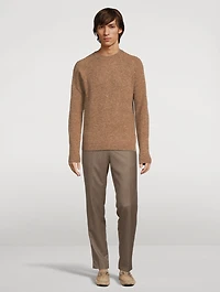 Canora Lambswool And Cashmere Donegal Sweater