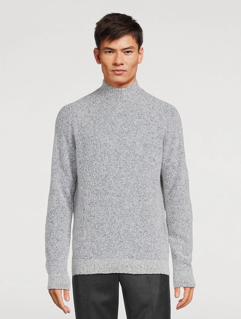 McGill Melange Cashmere Wool And Silk Sweater