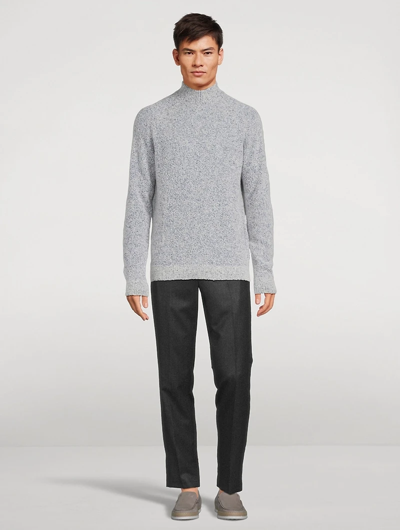 McGill Melange Cashmere Wool And Silk Sweater
