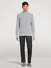 McGill Melange Cashmere Wool And Silk Sweater