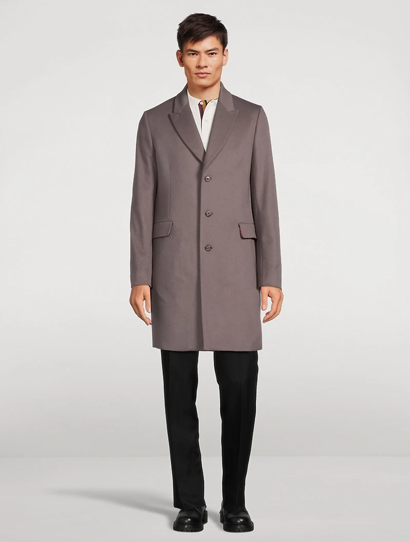 Wool And Cashmere Overcoat