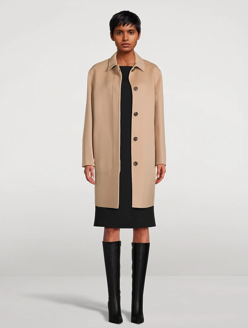 Wool And Cashmere Coat