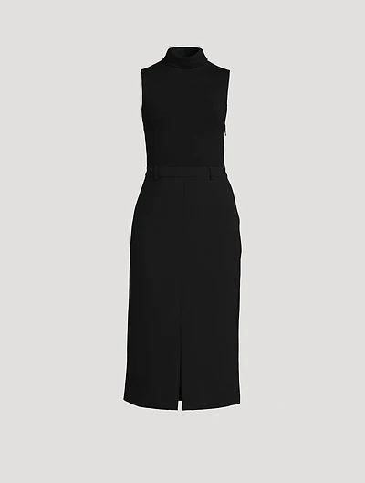 Admiral Crepe Combo Midi Dress