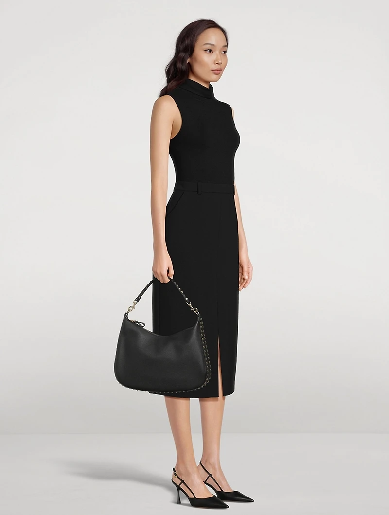 Admiral Crepe Combo Midi Dress