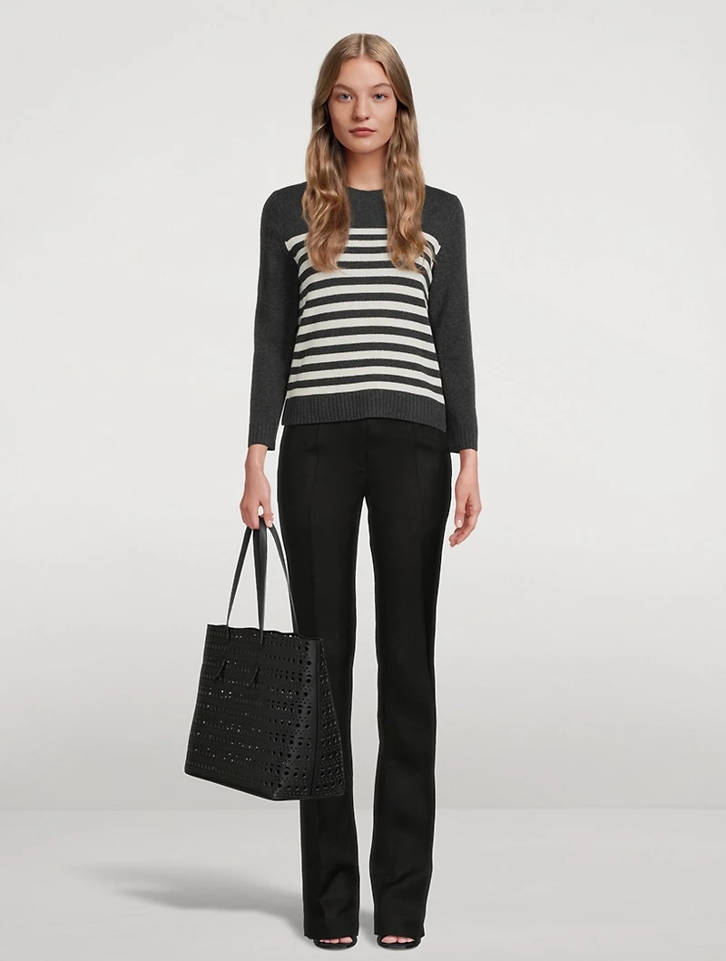 Stripe Jacquard Sweater