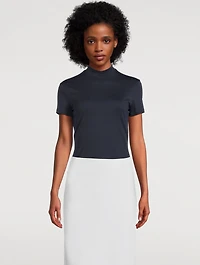 Tiny Organic Cotton Turtleneck T-Shirt