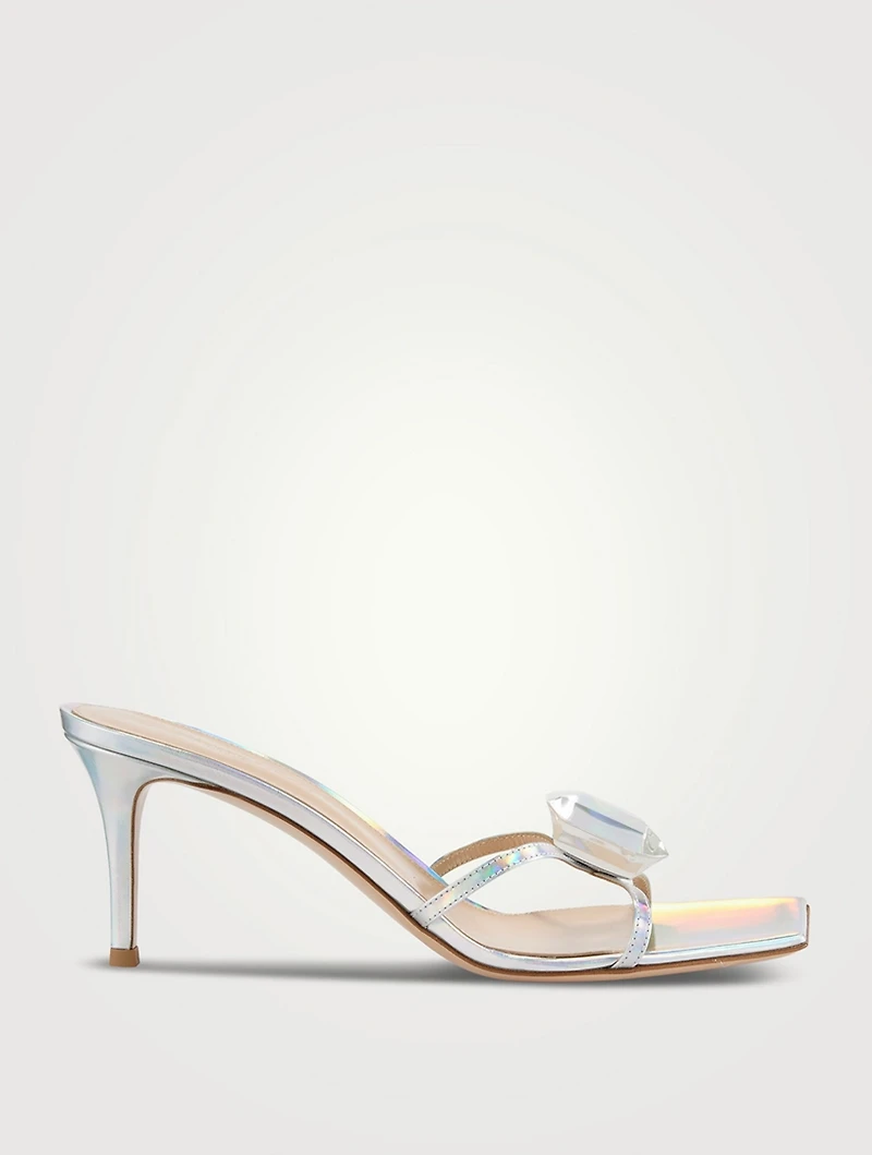 Jaipur Iridescent Leather Mules