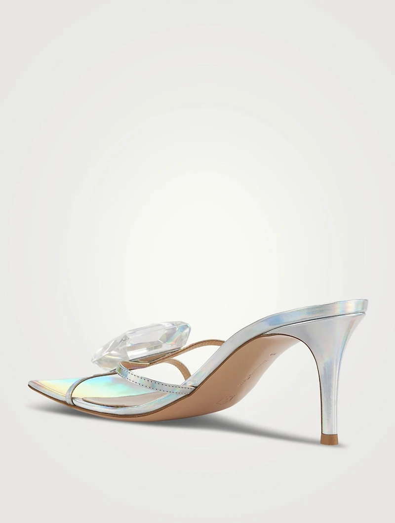 Jaipur Iridescent Leather Mules