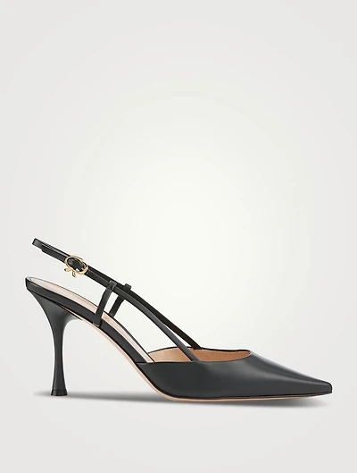 Ascent Leather Slingback Pumps