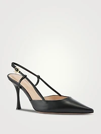 Ascent Leather Slingback Pumps